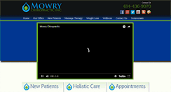 Desktop Screenshot of mowrychiropractic.com